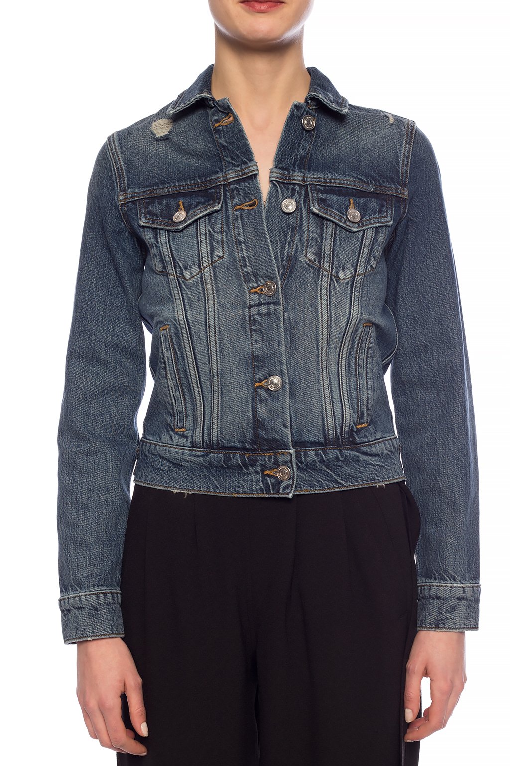 All saints hay denim on sale jacket